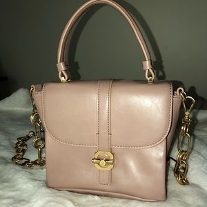ZARA handbag with optional strap for crossbody!